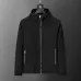 Hugo Boss Men's Hooded Windbreaker Jacket Black Lightweight Outerwear #B54254
