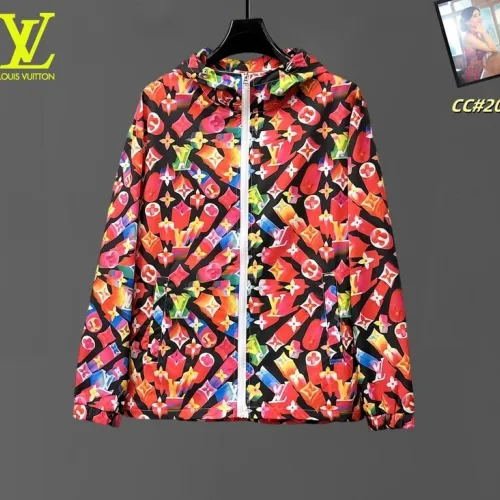 Designer Louis Vuitton Style UV Protection Jacket   Lightweight & Hooded #B53104
