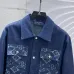 Louis Vuitton Jackets for Men Black/Blue #B53715