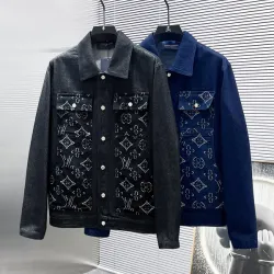  Jackets for Men Black/Blue #B53715