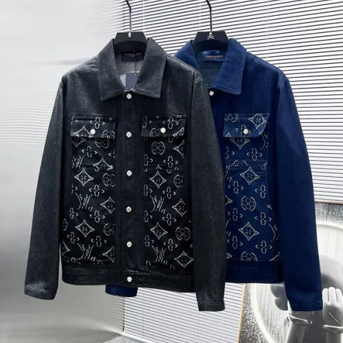 Louis Vuitton Jackets for Men Black/Blue #B53715