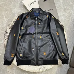 Louis Vuitton Leather Jacket for Men #B57038