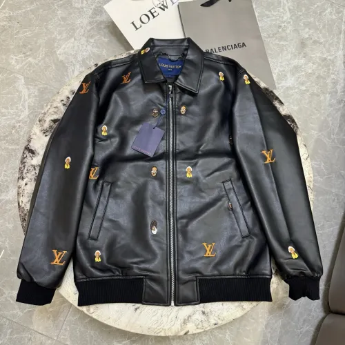 Louis Vuitton Leather Jacket for Men #B57038