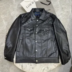 Louis Vuitton Leather Jacket for Men #B57039
