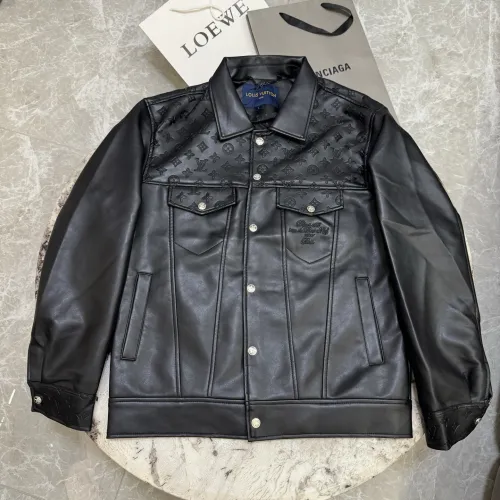 Louis Vuitton Leather Jacket for Men #B57039