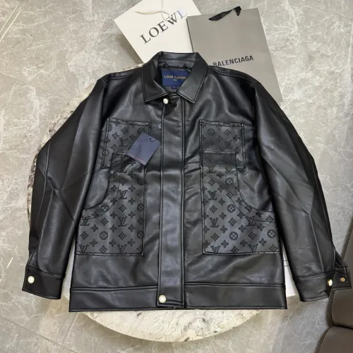 Louis Vuitton Leather Jacket for Men #B57040
