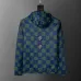 Louis Vuitton Men's Checkered Hooded Windbreaker Jacket #B54186