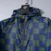 Louis Vuitton Men's Checkered Hooded Windbreaker Jacket #B54186