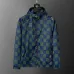 Louis Vuitton Men's Checkered Hooded Windbreaker Jacket #B54186