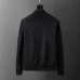 Louis Vuitton Men's Monogram Embroidered Zip-Up Jacket Black #B54533