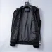 Louis Vuitton Men's Monogram Embroidered Zip-Up Jacket Black #B54533