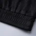 Louis Vuitton Men's Monogram Embroidered Zip-Up Jacket Black #B54533