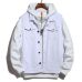 Men's tide brand denim jacket large size foreign trade autumn and winter men's jacket denim shirt stretch men's denim shirt male #99910594