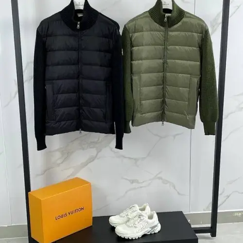 Moncler Jackets for Men Black/Green #B64254