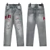 Amiri Classic Unisex Blood and tears letter embroidery washed slim fit jeans #B48606