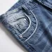 2021 new men's jeans blue stretch European and American personality zipper decoration jeans trendy men #99908631