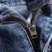 2021 new men's jeans blue stretch European and American personality zipper decoration jeans trendy men #99908631