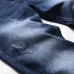 2021 new men's jeans blue stretch European and American personality zipper decoration jeans trendy men #99908631