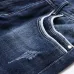 2021 new men's jeans blue stretch European and American personality zipper decoration jeans trendy men #99908631