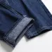 2021 new men's jeans blue stretch European and American personality zipper decoration jeans trendy men #99908631