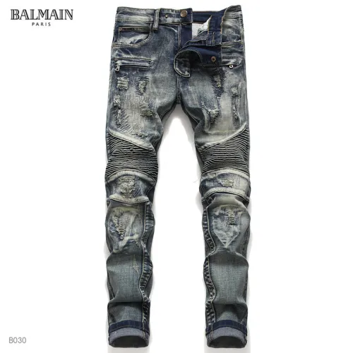 Cheap BALMAIN Jeans for Men's Long Jeans #99899326