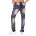 Nostalgic ripped motorcycle jeans Jeans for Men's Long Jeans #99908601