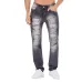 Nostalgic ripped motorcycle jeans Jeans for Men's Long Jeans #99908601