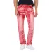 Nostalgic ripped motorcycle jeans Jeans for Men's Long Jeans #99908607