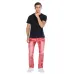 Nostalgic ripped motorcycle jeans Jeans for Men's Long Jeans #99908607