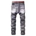 Nostalgic ripped motorcycle jeans Jeans for Men's Long Jeans #99908610