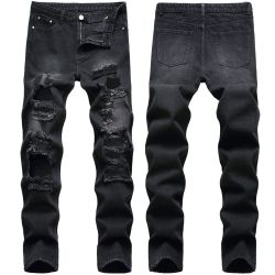 ripped jeans for Men's Long Jeans #99899878