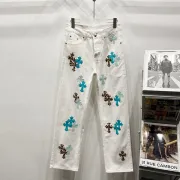 Chrome Hearts Jeans for Men White #B53668