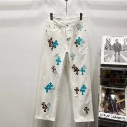 Chrome Hearts Jeans for Men White #B53668