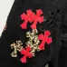 Chrome Hearts Red, White, Black, & Leopard Cross Patch Carpenter Pants #B53365