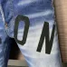 2025 DSQ2 Men's Denim Jeans  Bold ICON Print with Faded Wash for Trend - Setting Gentlemen #B54863