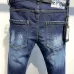 DSQ2 Men's Denim Jeans Edgy Distressed Design with Paint Splatter and Zipper Detail for Fashion Rebels #B54865