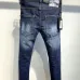 DSQ2 Men's Denim Jeans Edgy Distressed Design with Paint Splatter and Zipper Detail for Fashion Rebels #B54865