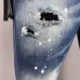 DSQ2 Men's Denim Jeans Edgy Distressed Design with Paint Splatter and Zipper Detail for Fashion Rebels #B54866