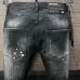 DSQ2 Men's Denim Jeans Edgy Distressed Design with Paint Splatter and Zipper Detail for Fashion Rebels #B54867