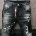 DSQ2 Men's Denim Jeans Edgy Distressed Design with Paint Splatter and Zipper Detail for Fashion Rebels #B54867