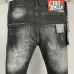 DSQ2 Men's Denim Jeans Edgy Distressed Design with Paint Splatter and Zipper Detail for Fashion Rebels #B54869