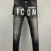 DSQ2 Men's Denim Jeans Edgy Distressed Design with Paint Splatter and Zipper Detail for Fashion Rebels #B54869
