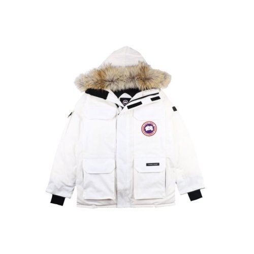 Canada goose jacket 19fw expedition wolf hairs 80% white duck down 1:1 quality Canada goose down coat #99901925