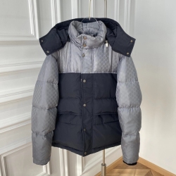 Gucci GG down Coat grey black stitching down jacket #99901272