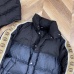 Gucci side logo ribbon GG dark jacquard down jacket #99901271