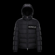 Moncler black down Coats #9115968