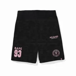 Bape short Pants Black/Grey/Pink #B45762