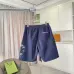 Chrome Hearts Pants for Chrome Hearts Short pants for men Black/Red/Blue #B53782