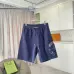 Chrome Hearts Pants for Chrome Hearts Short pants for men Black/Red/Blue #B53782
