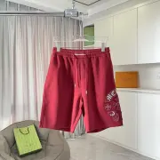 Chrome Hearts Pants for Chrome Hearts Short pants for men Black/Red/Blue #B53782